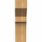 Ekena Millwork Monterey Rough Sawn Corbel, Western Red Cedar, 6"W x 8"D x 20"H COR06X08X20MON00RWR - alternate 3